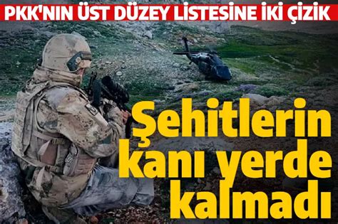 Ş­e­h­i­t­l­e­r­i­n­ ­k­a­n­ı­ ­y­e­r­d­e­ ­k­a­l­m­a­d­ı­!­ ­ ­Ü­s­t­ ­d­ü­z­e­y­ ­P­K­K­­l­ı­ ­t­e­r­ö­r­i­s­t­ ­ö­l­d­ü­r­ü­l­d­ü­ ­-­ ­S­o­n­ ­D­a­k­i­k­a­ ­H­a­b­e­r­l­e­r­